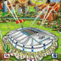 Super Bowl XLIX in Phoenix between the New England Patriots and Seattle Seahawks